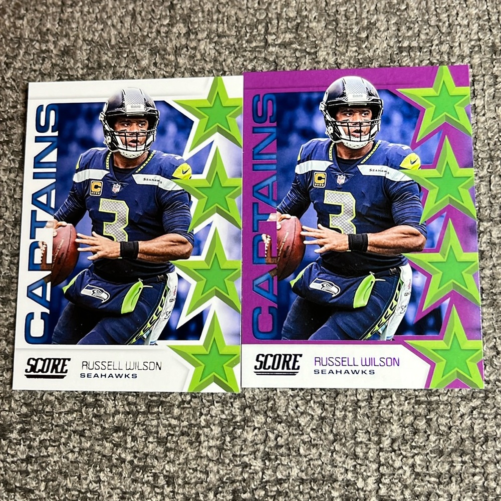 2019 Score Captains C-3 Russell Wilson Seattle Seahawks